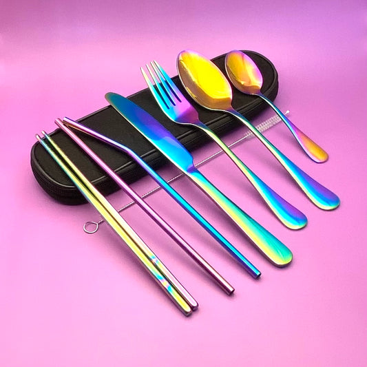 Take Your Own - Cutlery set in Rainbow