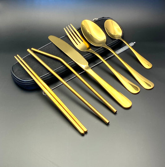 Take Your Own - Cutlery set in Gold